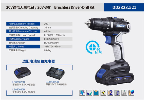 Drill and Impact Driver Set